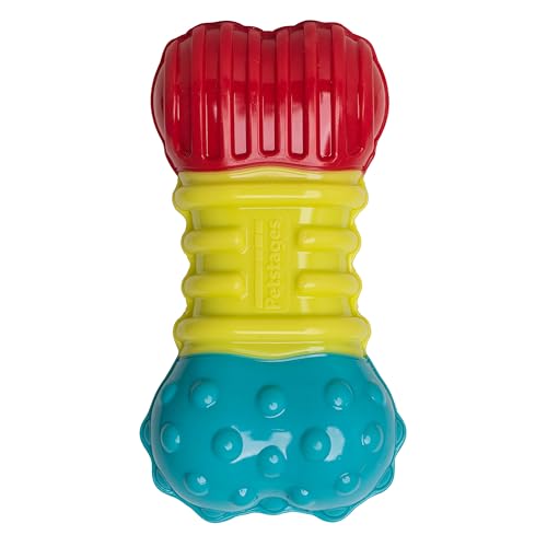 Petstages Cool Teething Stick for Dogs - Soothing Chew Toy for Teething Puppies - Freezable for Added Relief - Durable & Safe Dental Aid, Multicolor, One-Size