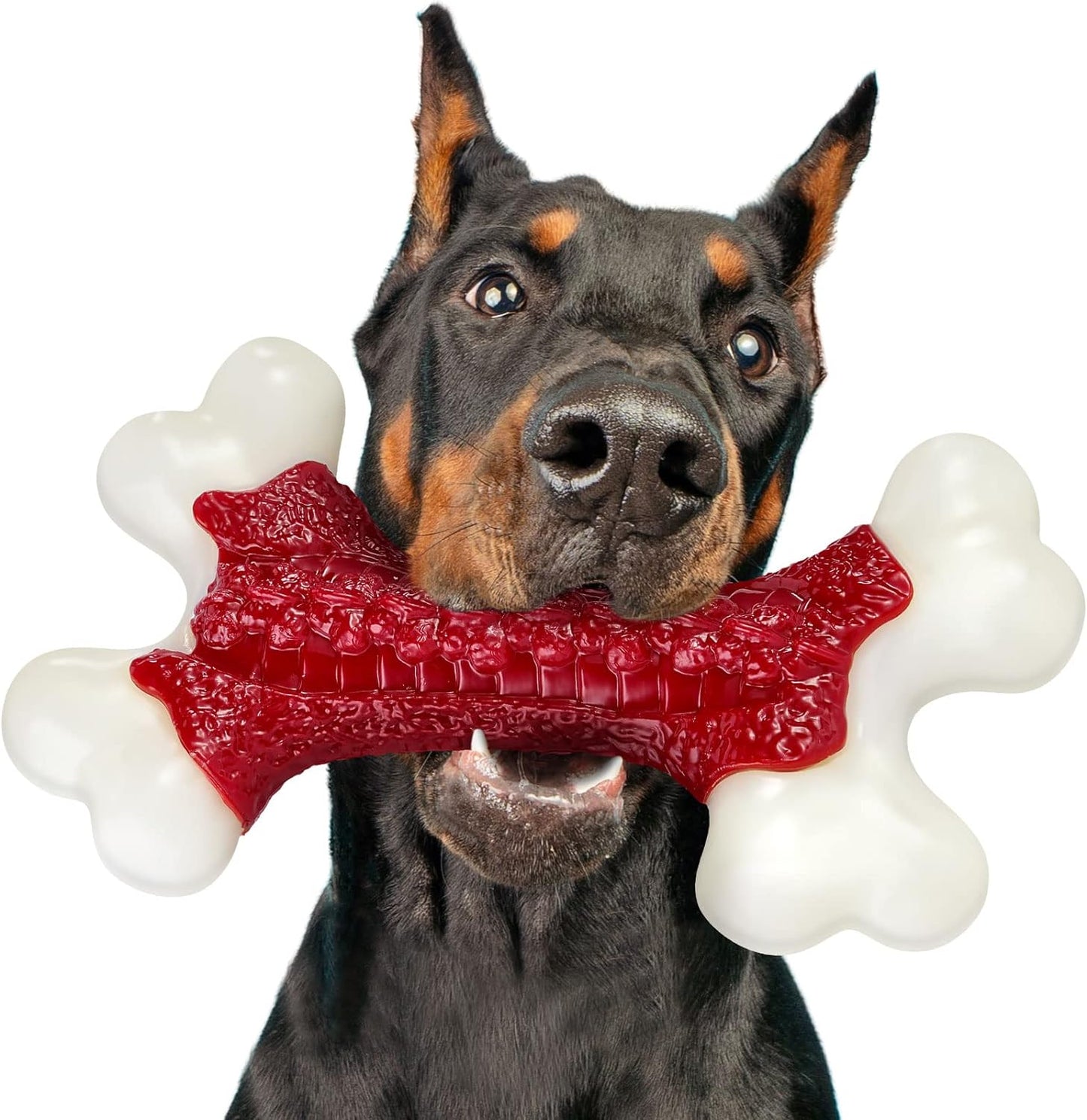 Tough Dog Toys, Toys for Aggressive Chewers Large Breed, Chew Dogs, Bone Toy Nylon Dogs Almost Indestructible