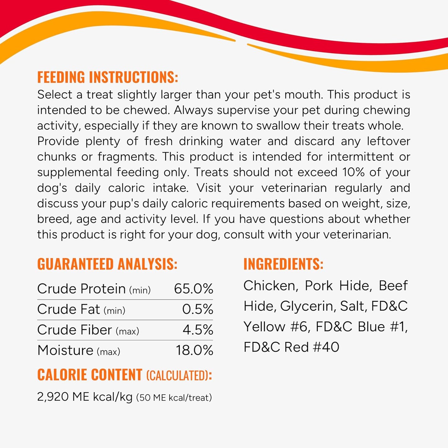 Good ‘n’ Fun Triple Flavor Wings Chews for All Dogs, Treat Your Dog to Long-Lasting Chews Made with Chicken, Pork Hide and Beef Hide, , 4 Ounces