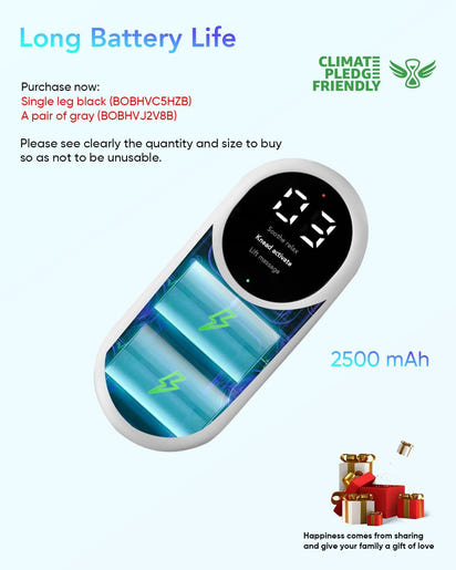 Calf Air Compression Massager for Circulation and Pain Relief, Leg Massager with Heat, Relieve Fatigue, Help for Edema and Varicose Veins, Gifts (Calf: Within 22.5 inches)