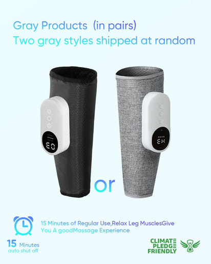 Calf Air Compression Massager for Circulation and Pain Relief, Leg Massager with Heat, Relieve Fatigue, Help for Edema and Varicose Veins, Gifts (Calf: Within 22.5 inches)